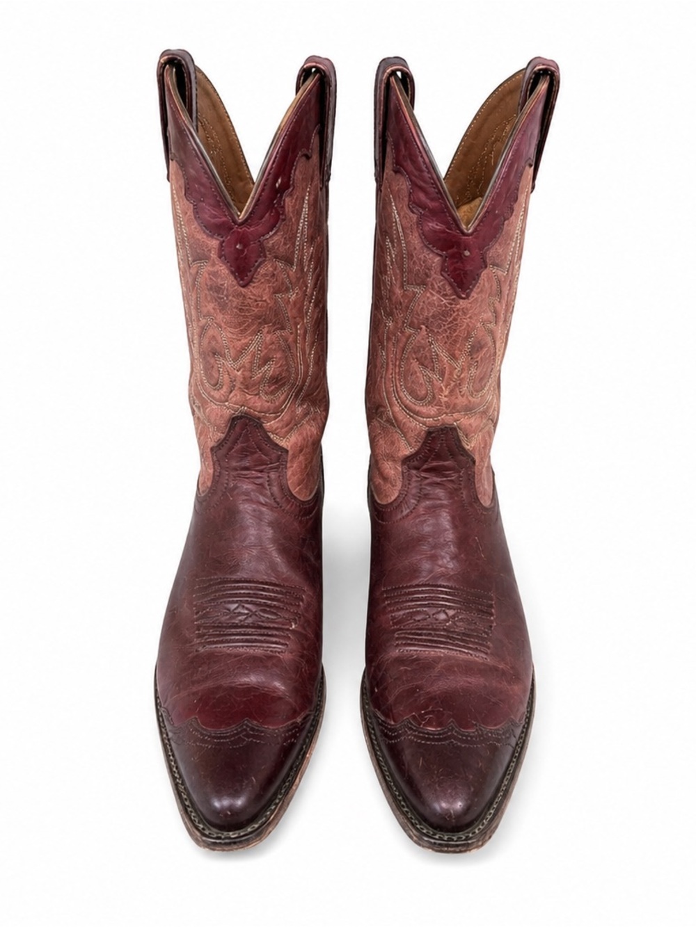 Boulet women’s boots size 8 leather western cowboy boots made in Canada